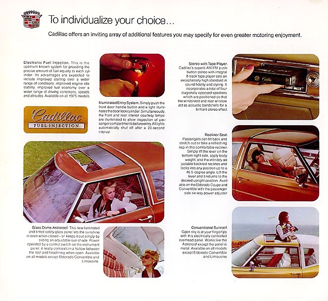 1975 Cadillac Brochure Page 6